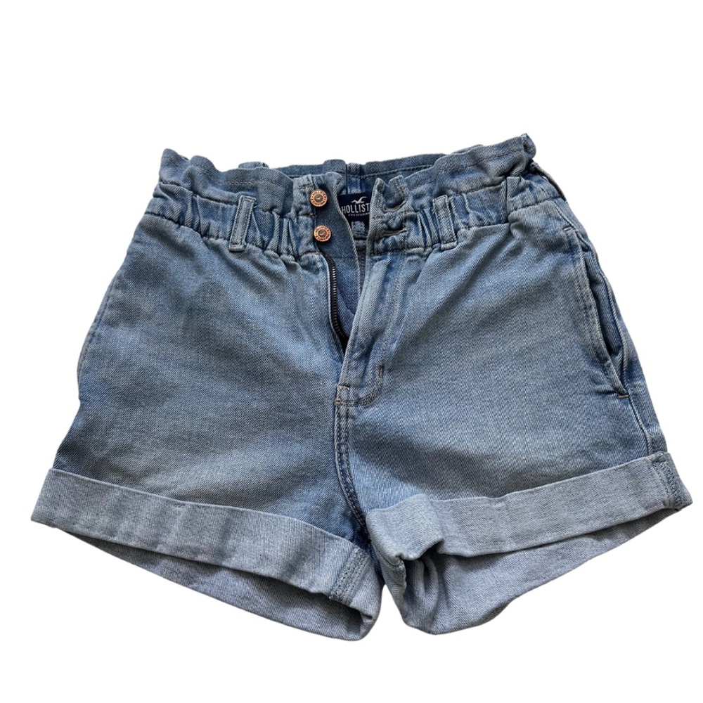 Ultra High Waisted Mom Jean Shorts